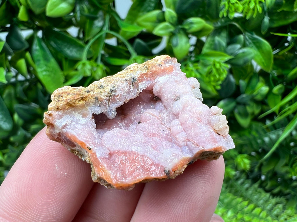 Red Chalcedony Crystal, Morocco Mineral Specimen, Rare Souvenir Gift