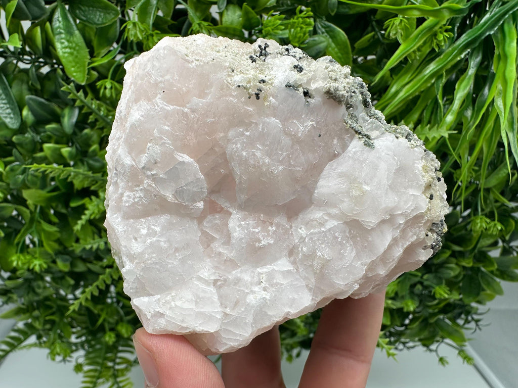 UV Mangano Calcite: Borieva Mine, Bulgaria Crystal Decor