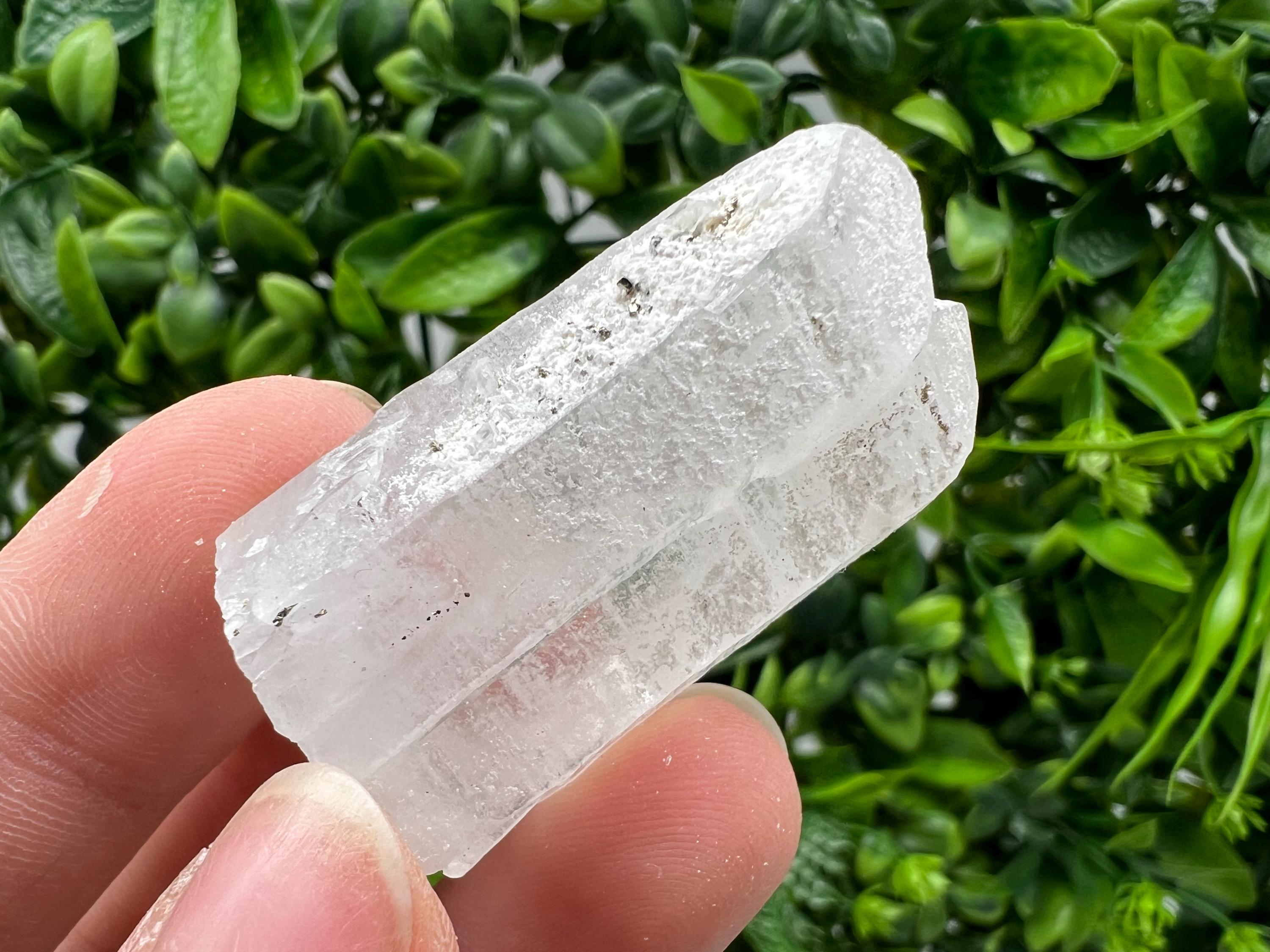 Transparent Quartz with Pyrite, Krushev dol Mine, Bulgaria
