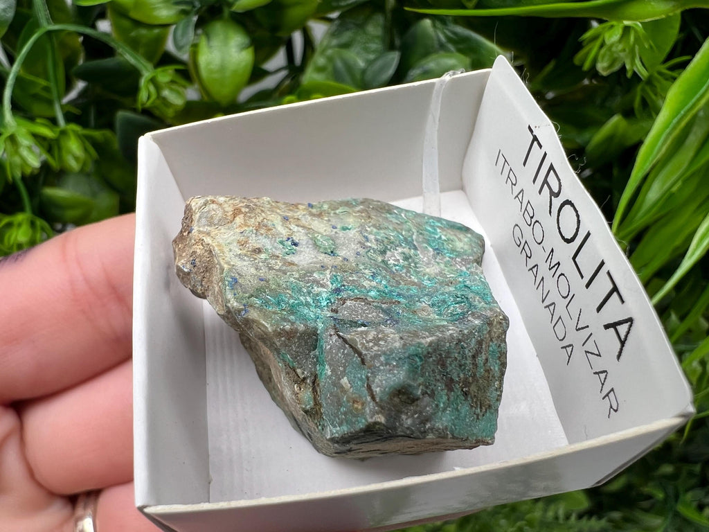 Rare Raw Tirolite Specimen: Granada Spain Mineral Collection