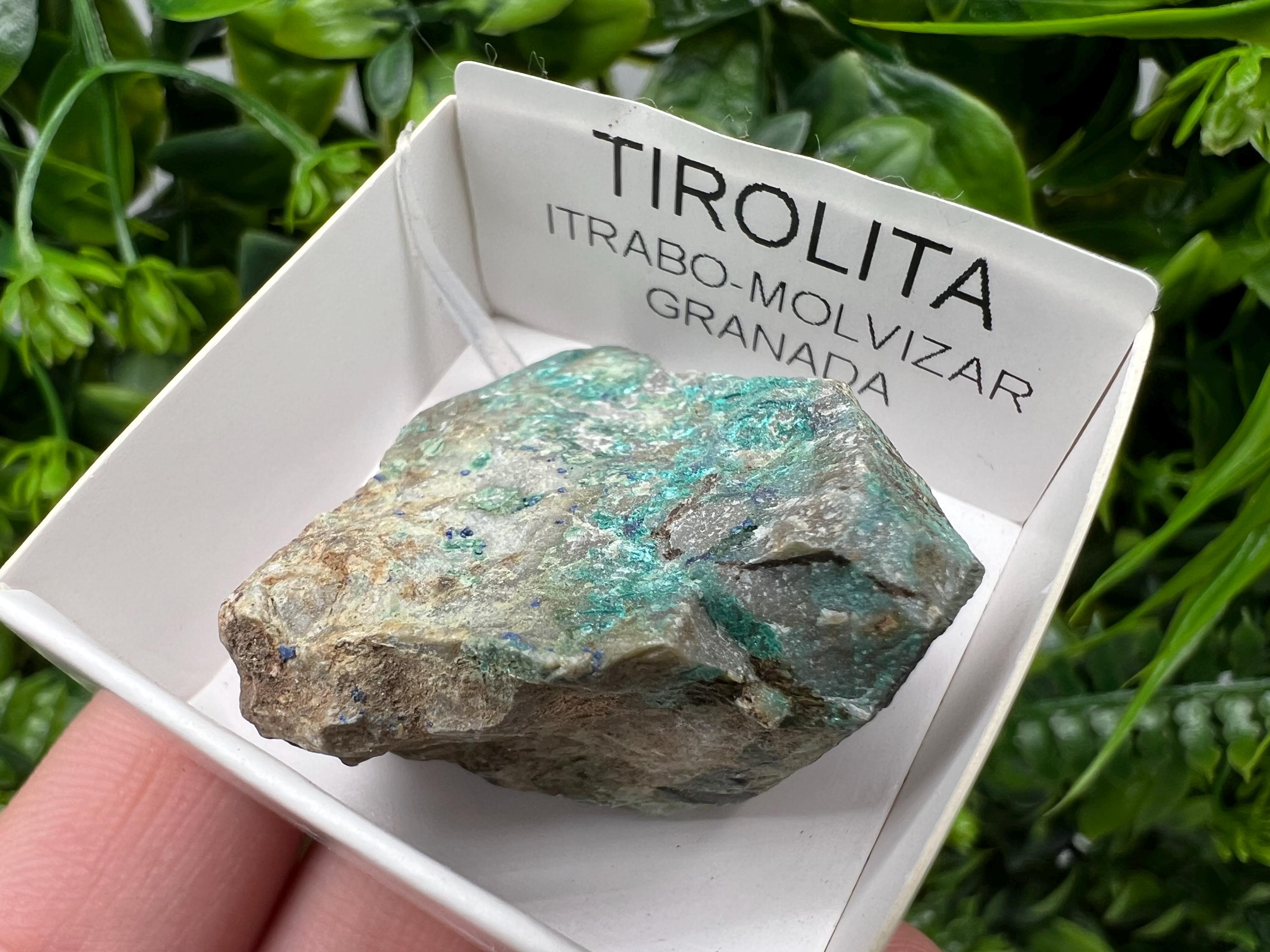 Rare Raw Tirolite Specimen: Granada Spain Mineral Collection