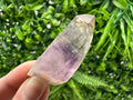 Phantom Amethyst Crystal with Cerussite, Bulgarian Mineral Specimen
