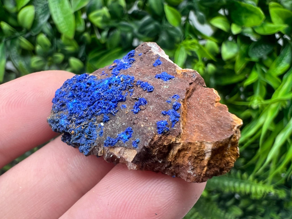 Azurite Malachite Mineral Specimen: Moroccan Blue-Green Crystal, Home Decor