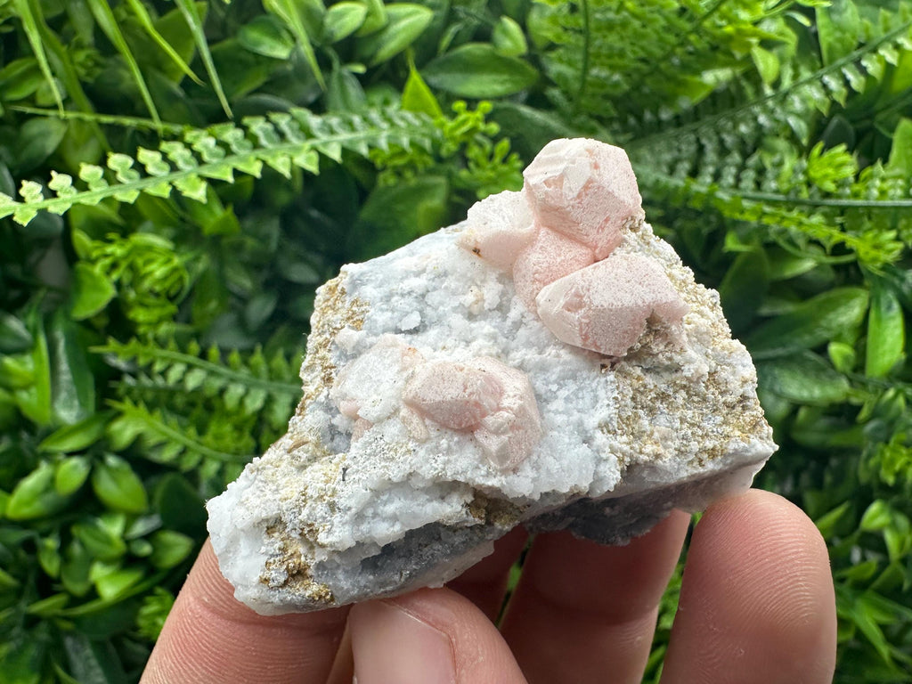 Mangano Calcite on Marcasite with Barite, Bulgaria Mineral Specimen