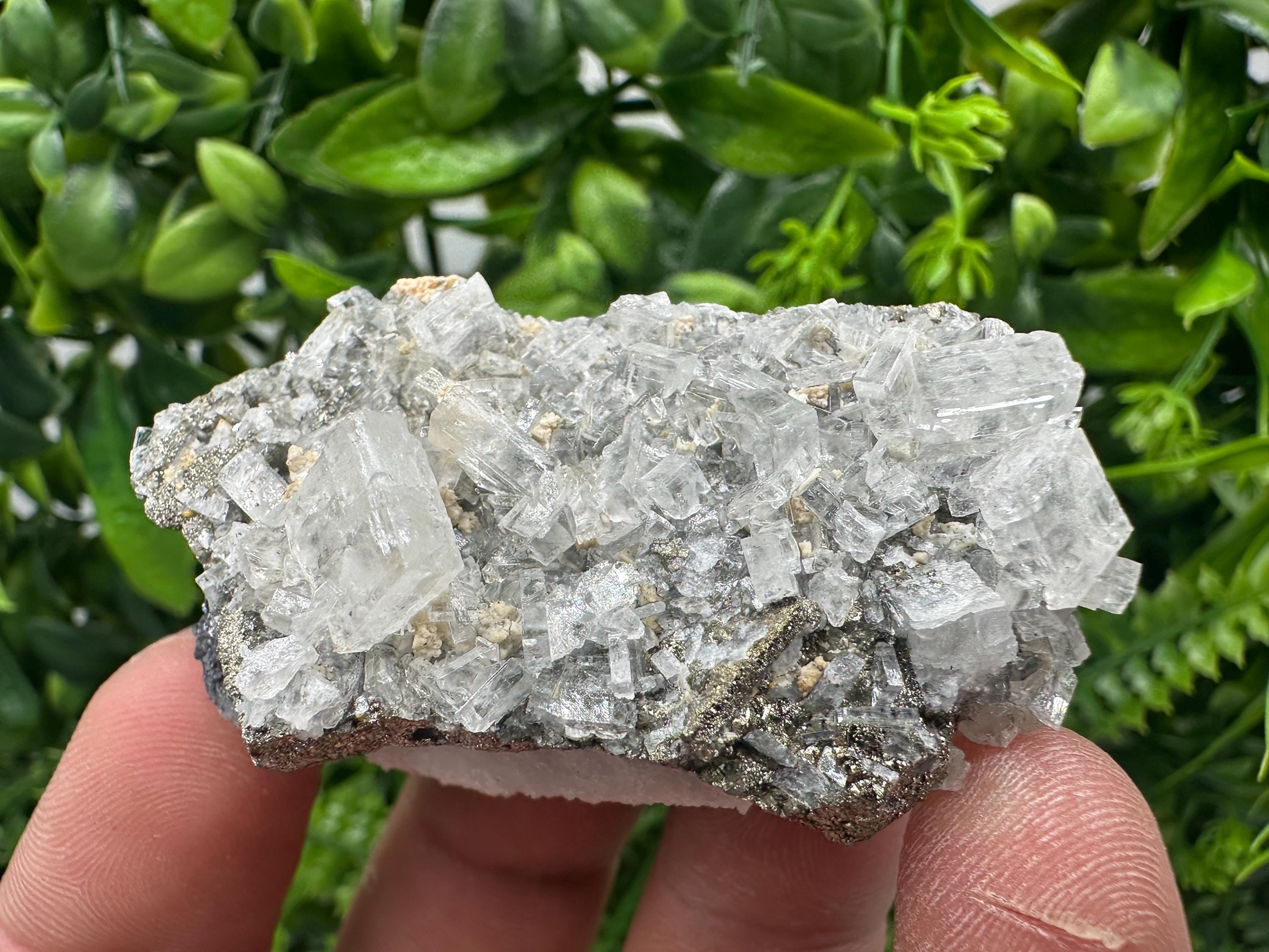 Large Barite Cluster with Marcasite on Chalcedony - Androvo Mine, Bulgaria