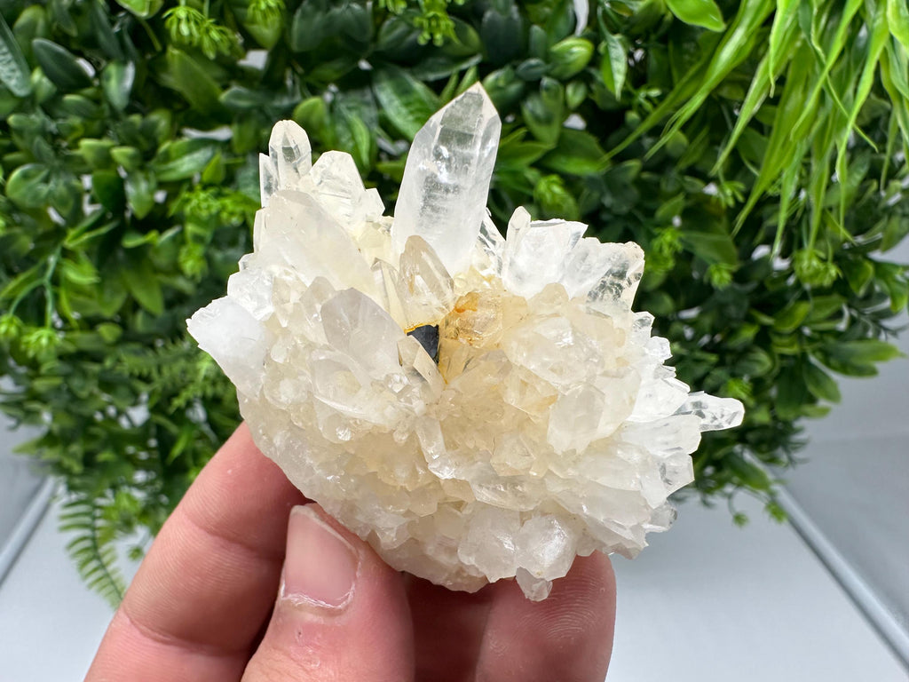 Quartz Limonite Mineral Specimen, Iron Oxide Stone Decor