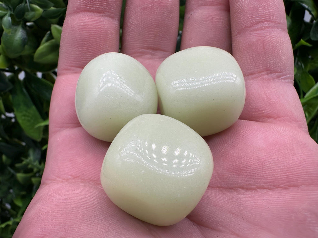 Luminous Tumble Stone: Glow in the Dark Healing Crystal