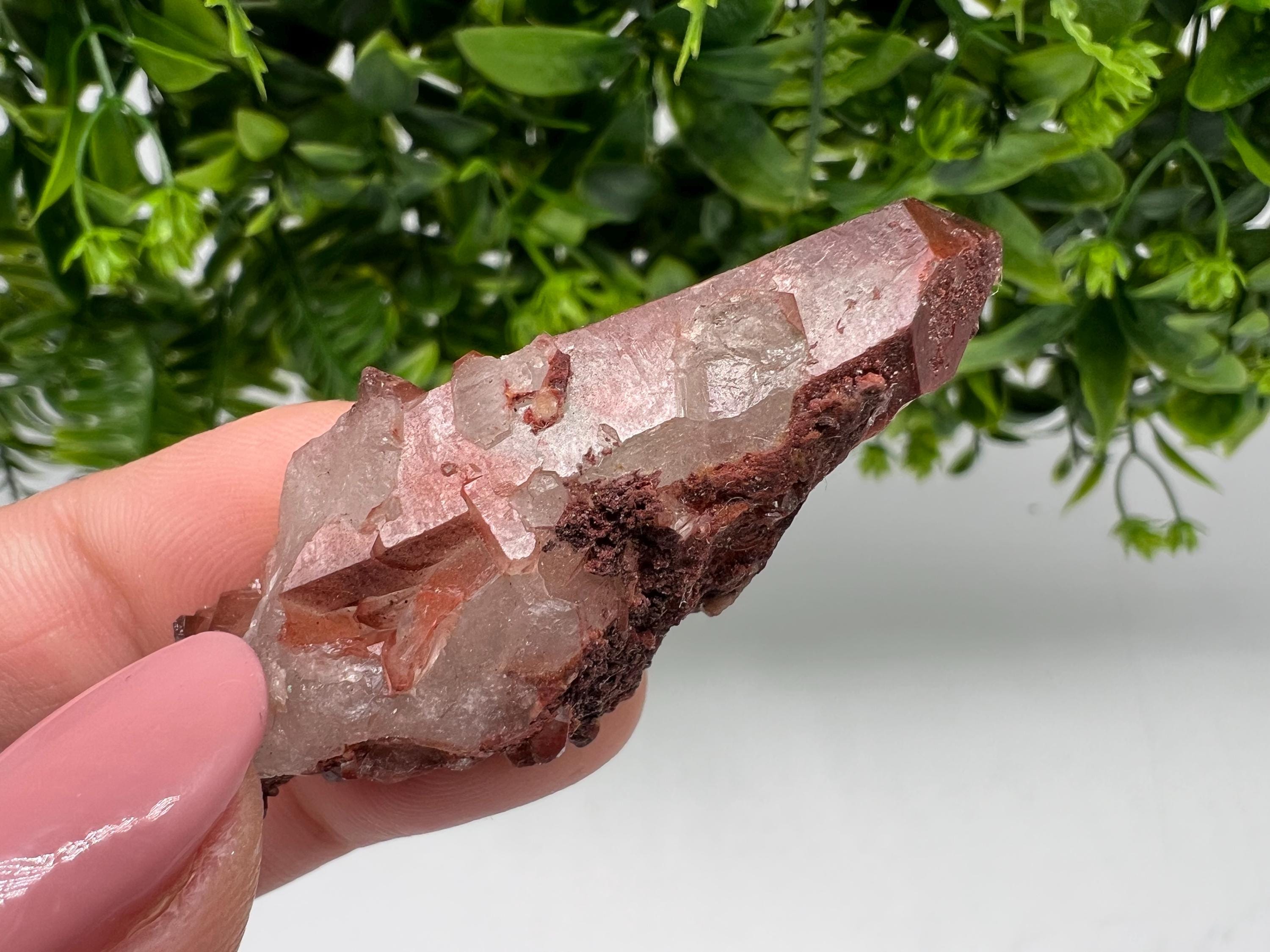 Stunning Red,Hematite Quartz,phantoms Red Quartz from Morocco,natural mineral specimen,collection crystal,collected Quartz,rare red Quartz