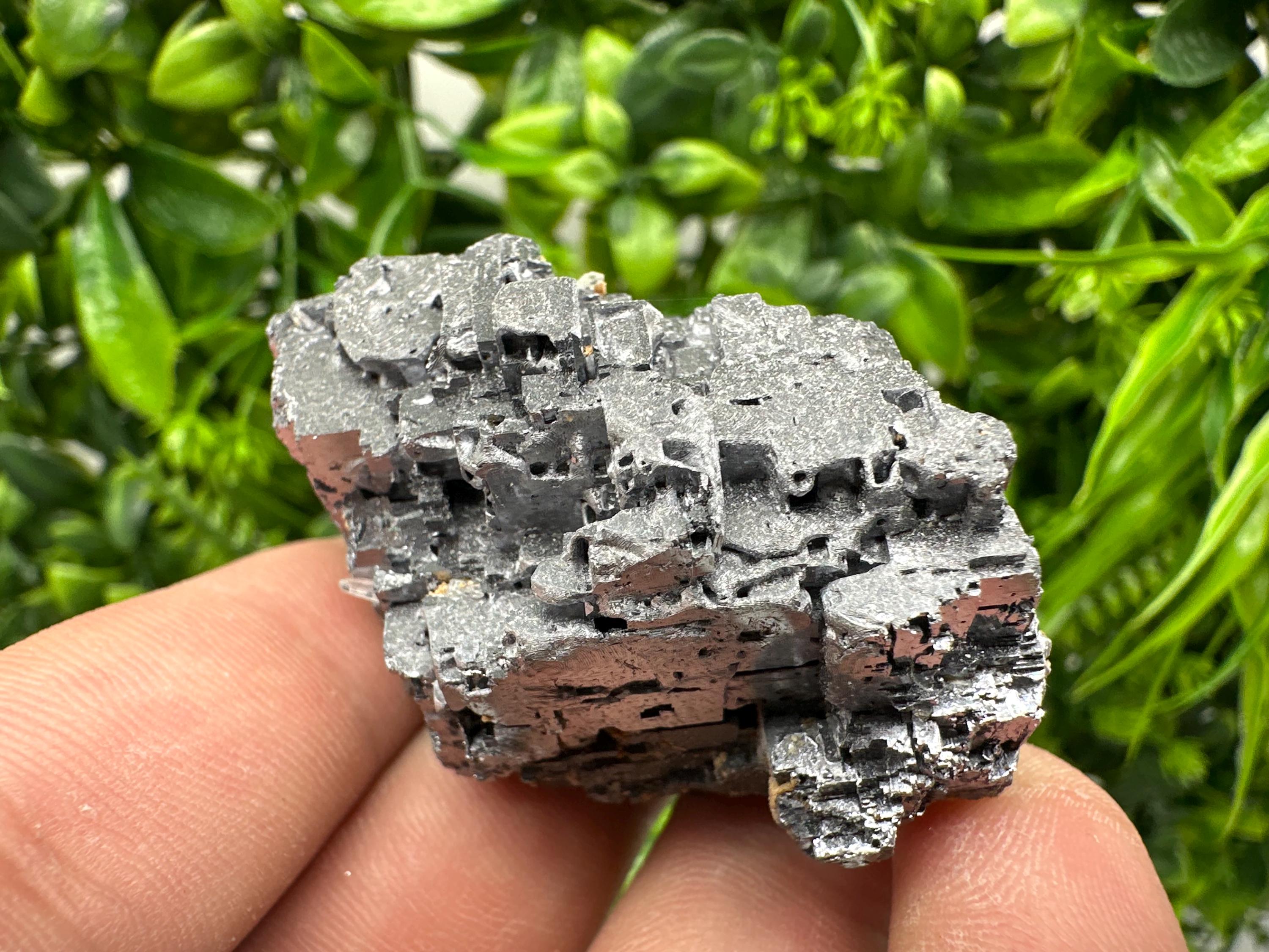 Skeletal Galena with Sphalerite and Calcite - Madan, Bulgaria