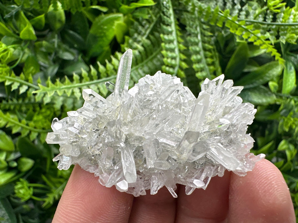 Transparent Quartz Cluster, Borieva Mine Mineral Specimen, Home Decor