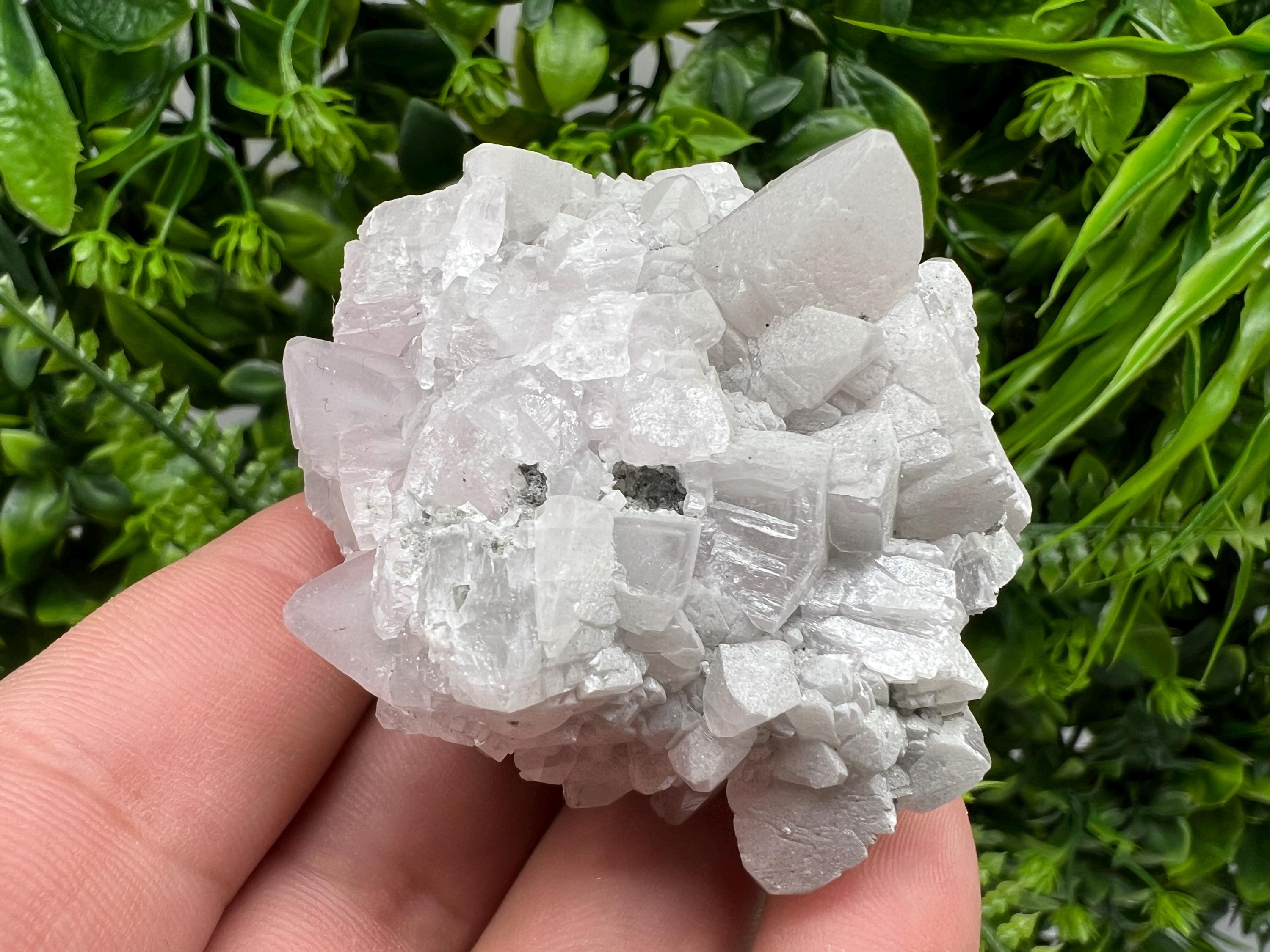 UV Reactive Mangano Calcite Crystal: Androvo Mine, Bulgaria