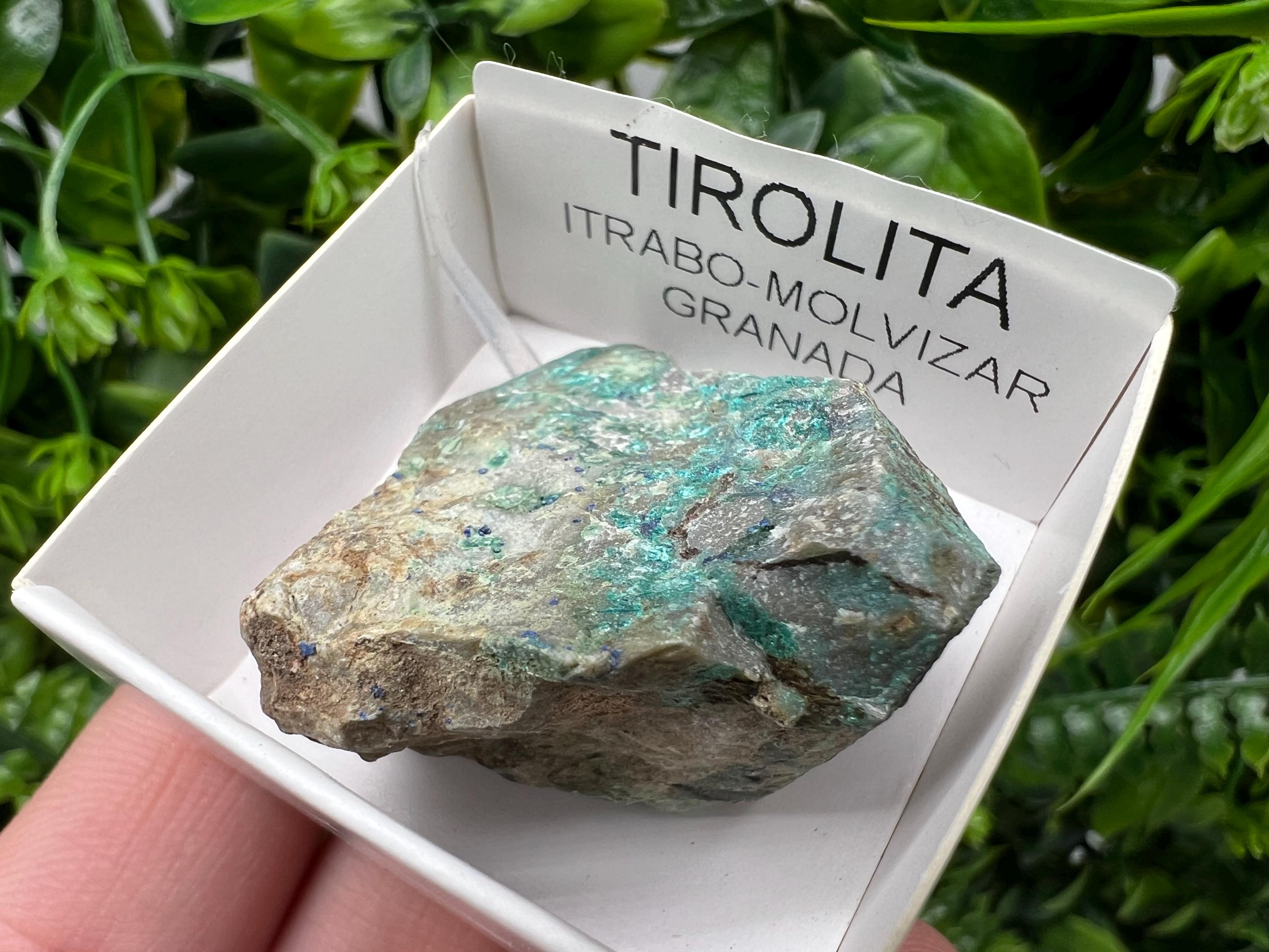 Rare Raw Tirolite Specimen: Granada Spain Mineral Collection