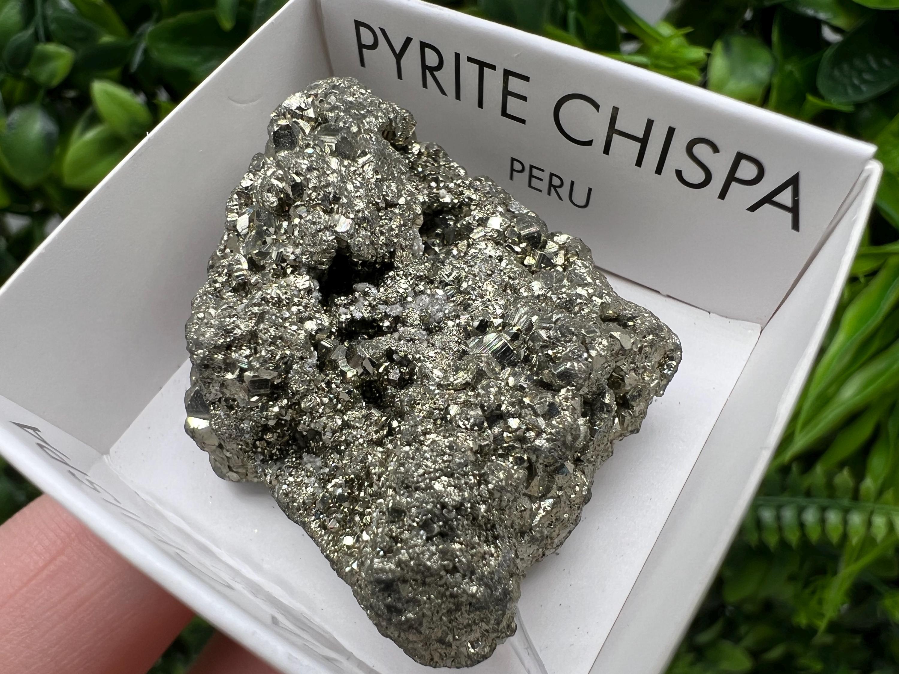 Peruvian Pyrite Specimen, Gold Cube, Shiny Home Decor Stone