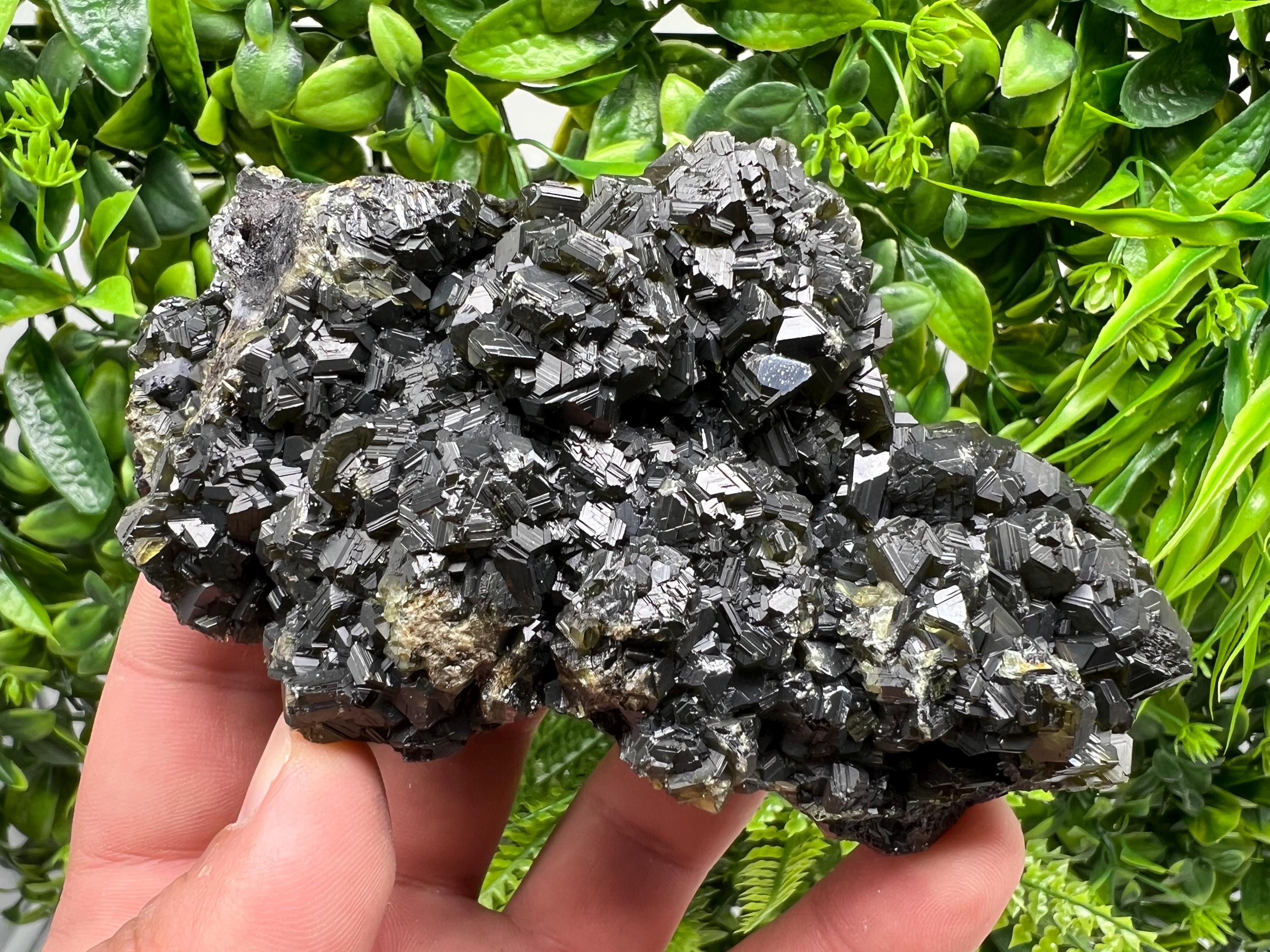 Transparent Green Sphalerite Cleiopfane Gem, Natural Mineral Collection