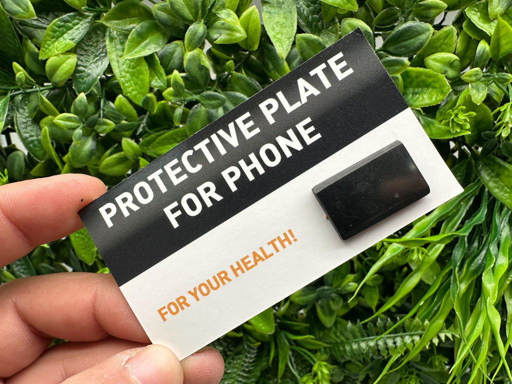 Shungite Phone Sticker, EMF Radiation Protection, Origin Russia