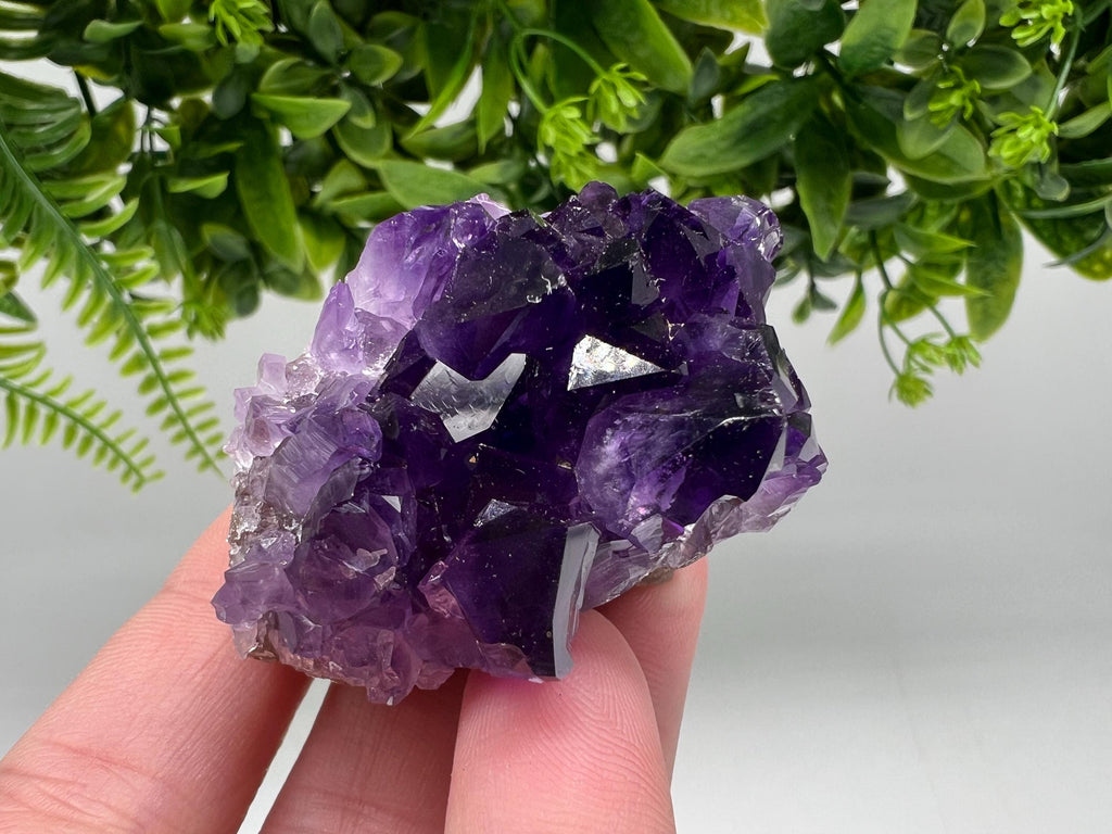 Uruguay Amethyst Crystal: Purple Quartz Home Decor, Energy Stone