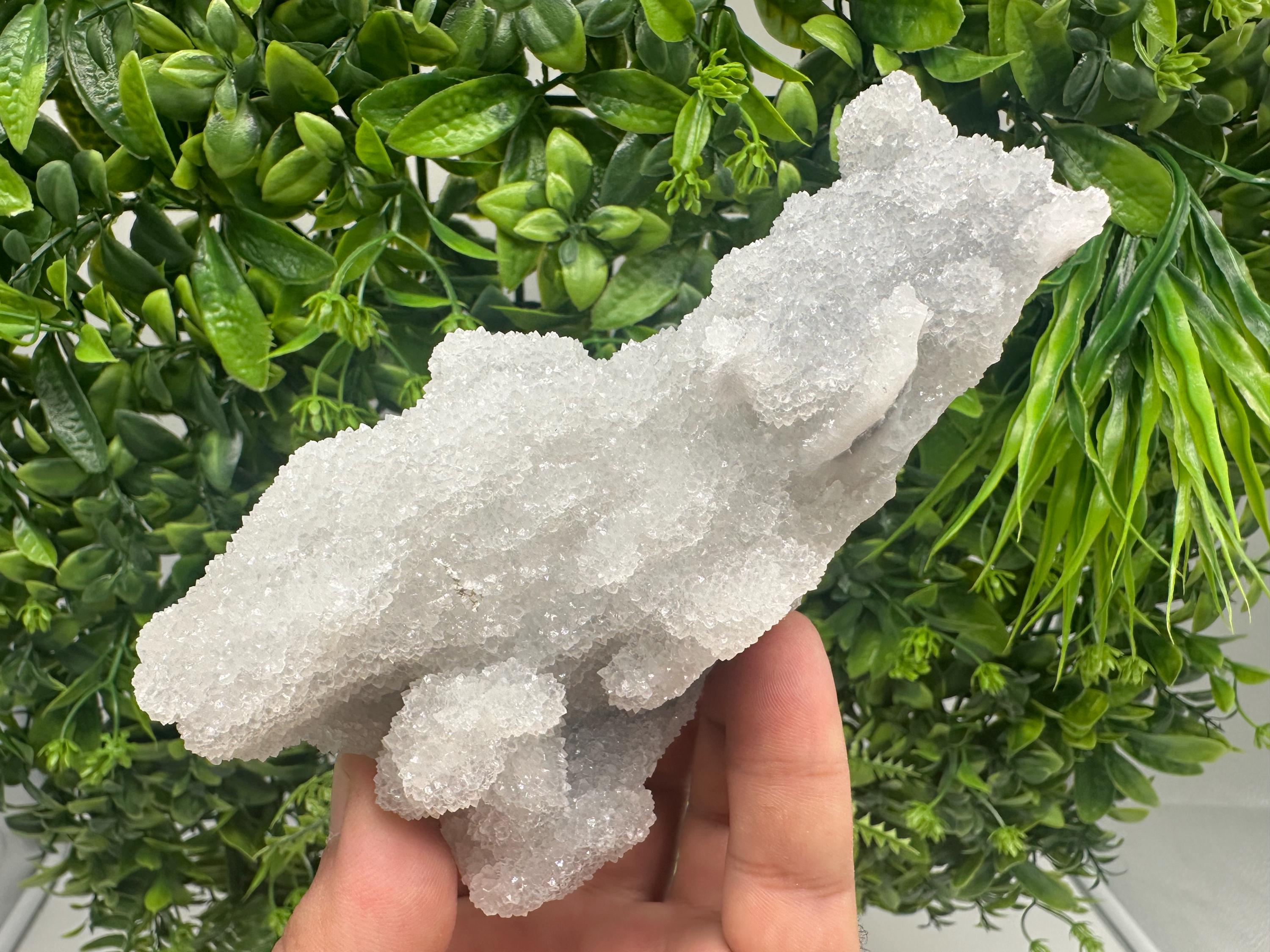 Chlorite Included Quartz Chalcedony Mineral Specimen, Bulgaria