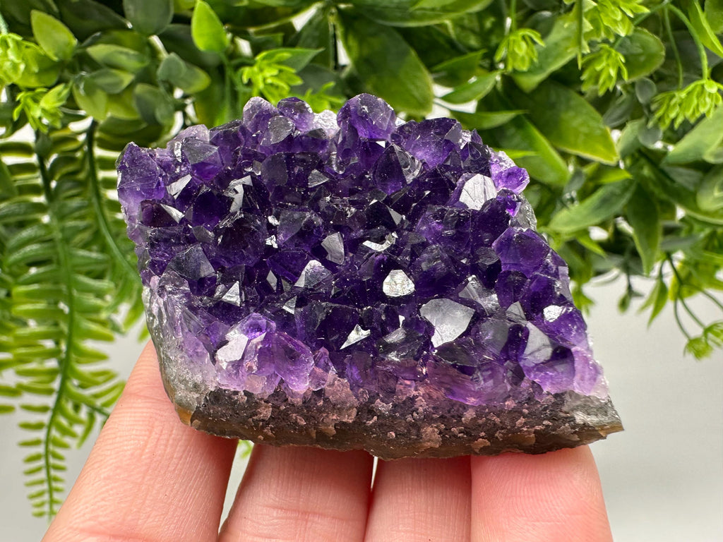 Uruguay Amethyst Crystal: Purple Quartz Home Decor, Energy Stone