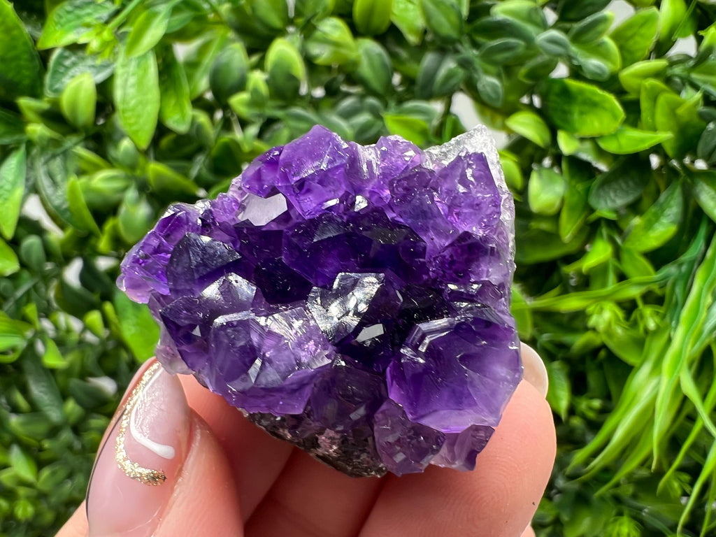 Uruguay Amethyst Crystal: Purple Quartz Home Decor, Energy Stone