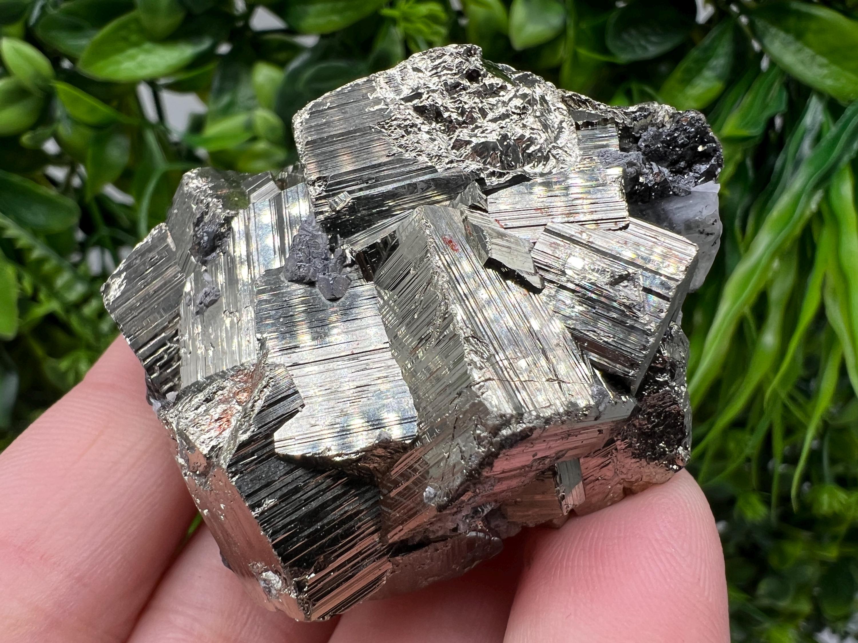Rare Pyrite Crystal Cluster: Natural Mineral Specimen, Bulgaria