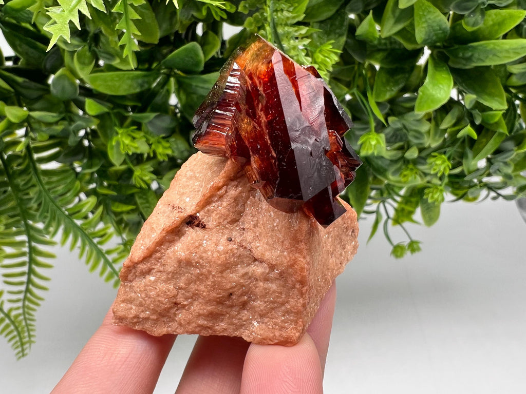 Orange-Brown Arcanite Mineral Specimen, Santa Ana Tin Mine