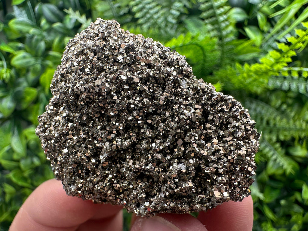 Rare Shiny Pyrite Crystal: Natural Fool's Gold Mineral Souvenir
