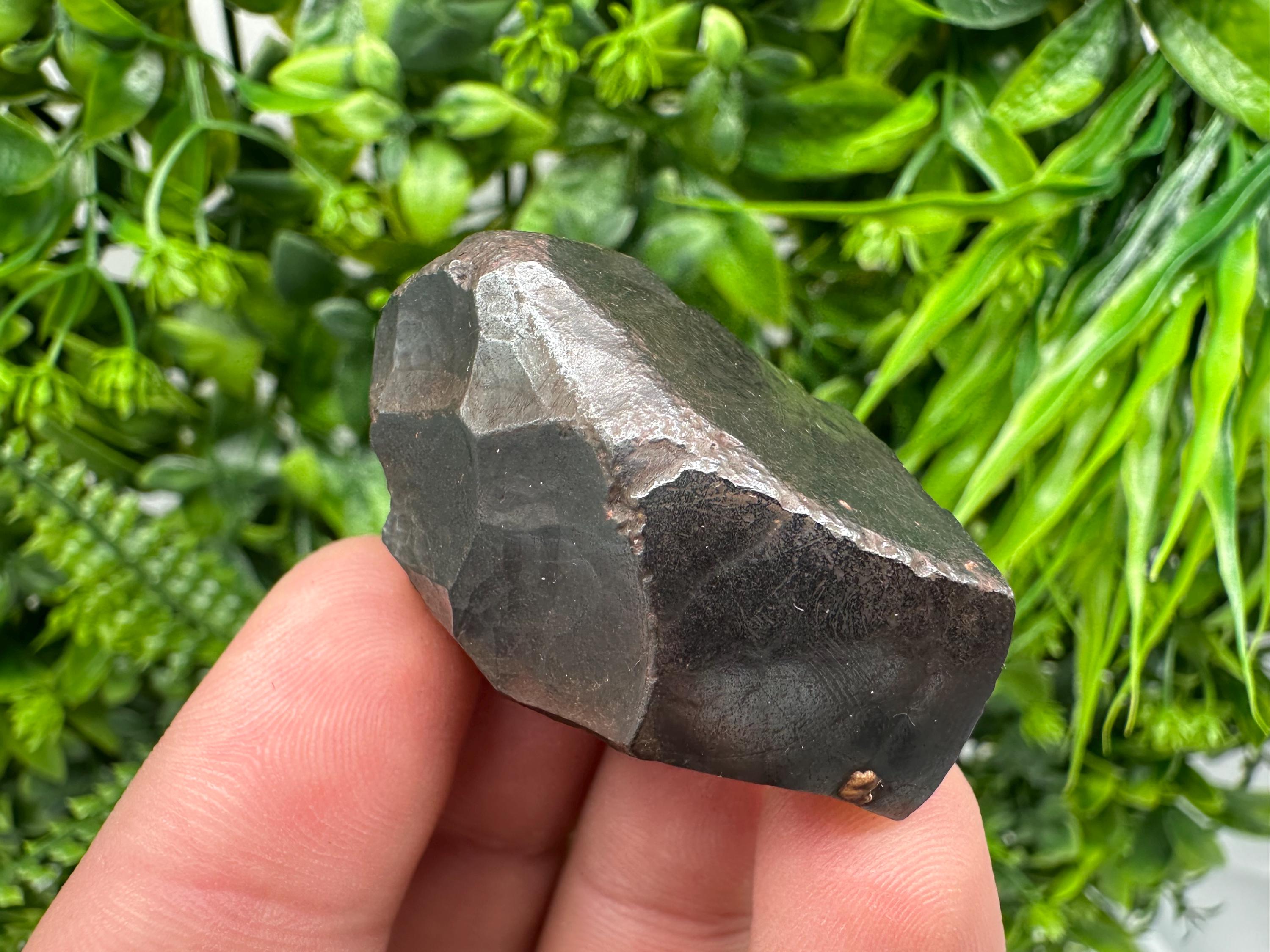 Moroccan Black Botryoidal Hematite Specimen: Chakra Reiki Crystal