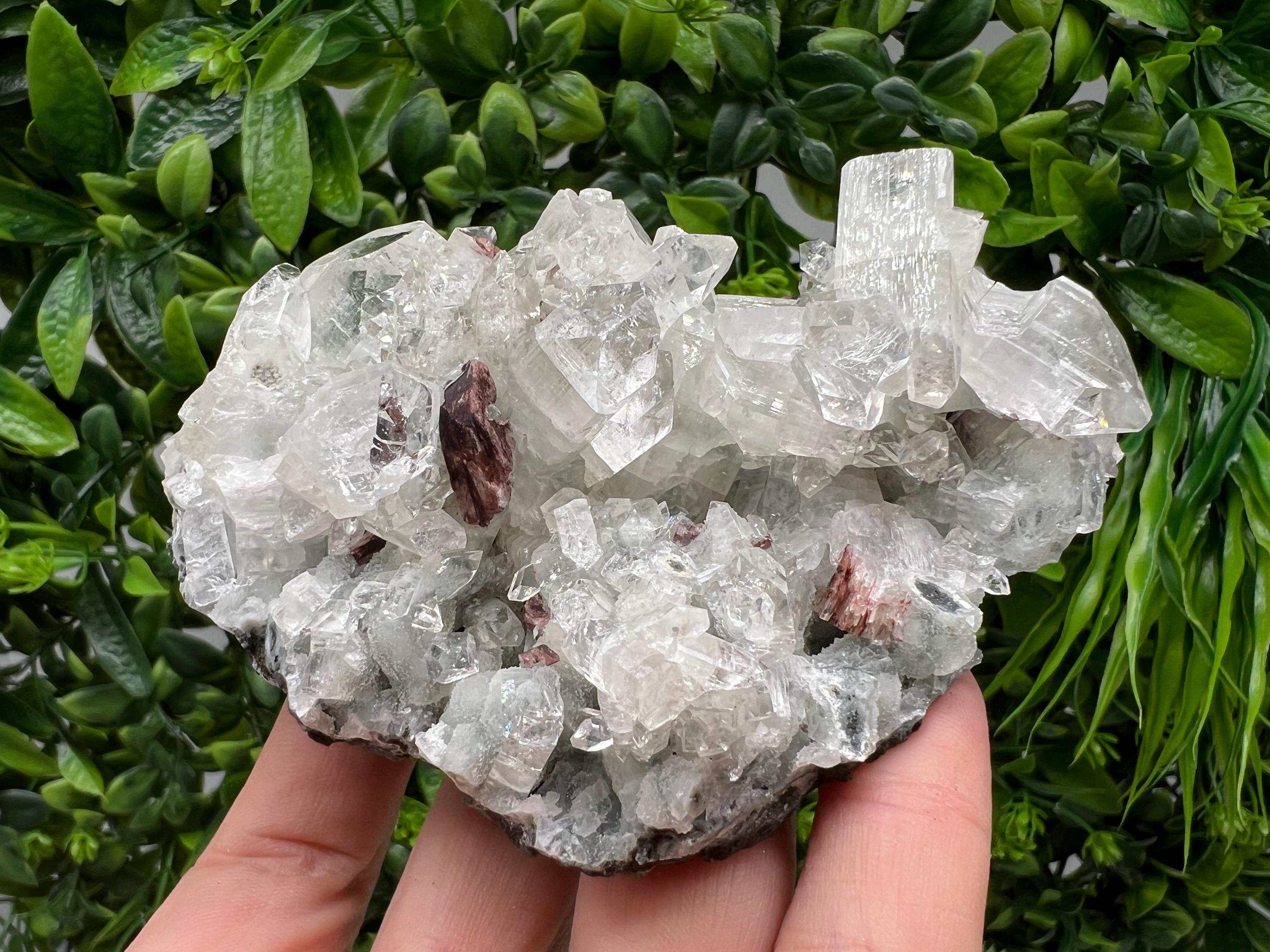 STUNNING Transparent Apophyllite on Chalcedony,natural, collection minerals specimen,India Minerals,Crystal, Stone Mineral Specimens India