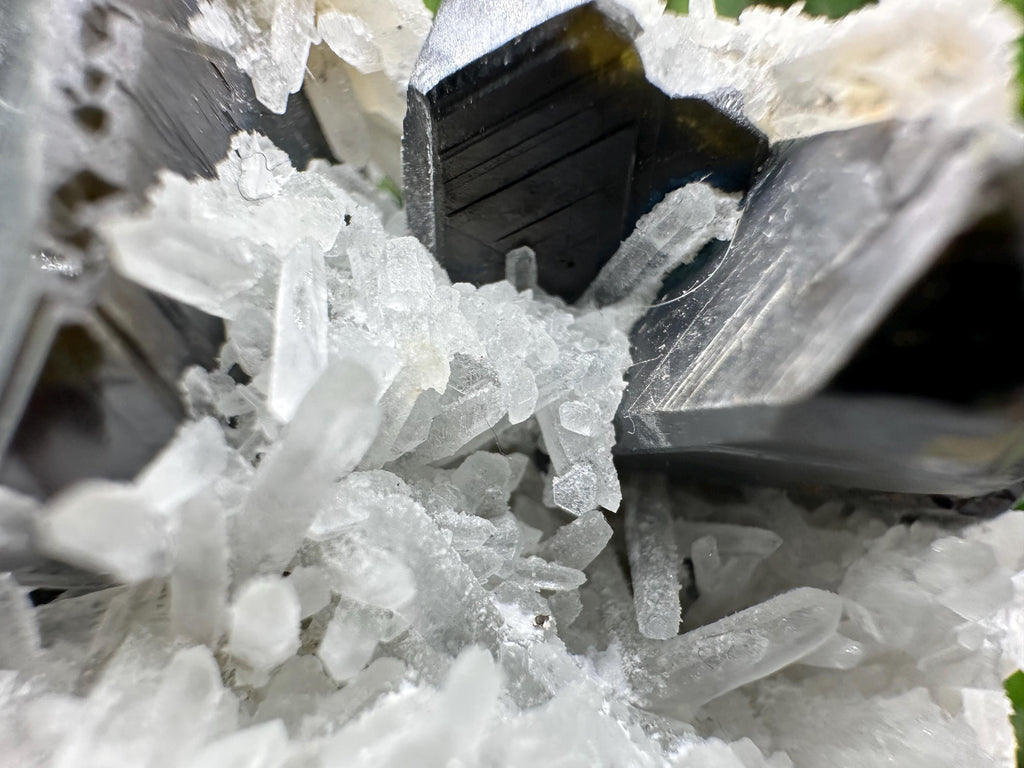 Wonderful Sphalerite Chalcopyrite on  Quartz whit Galena feom 9 th September mine,Bulgaria,natural,collection mineral specimen,gift