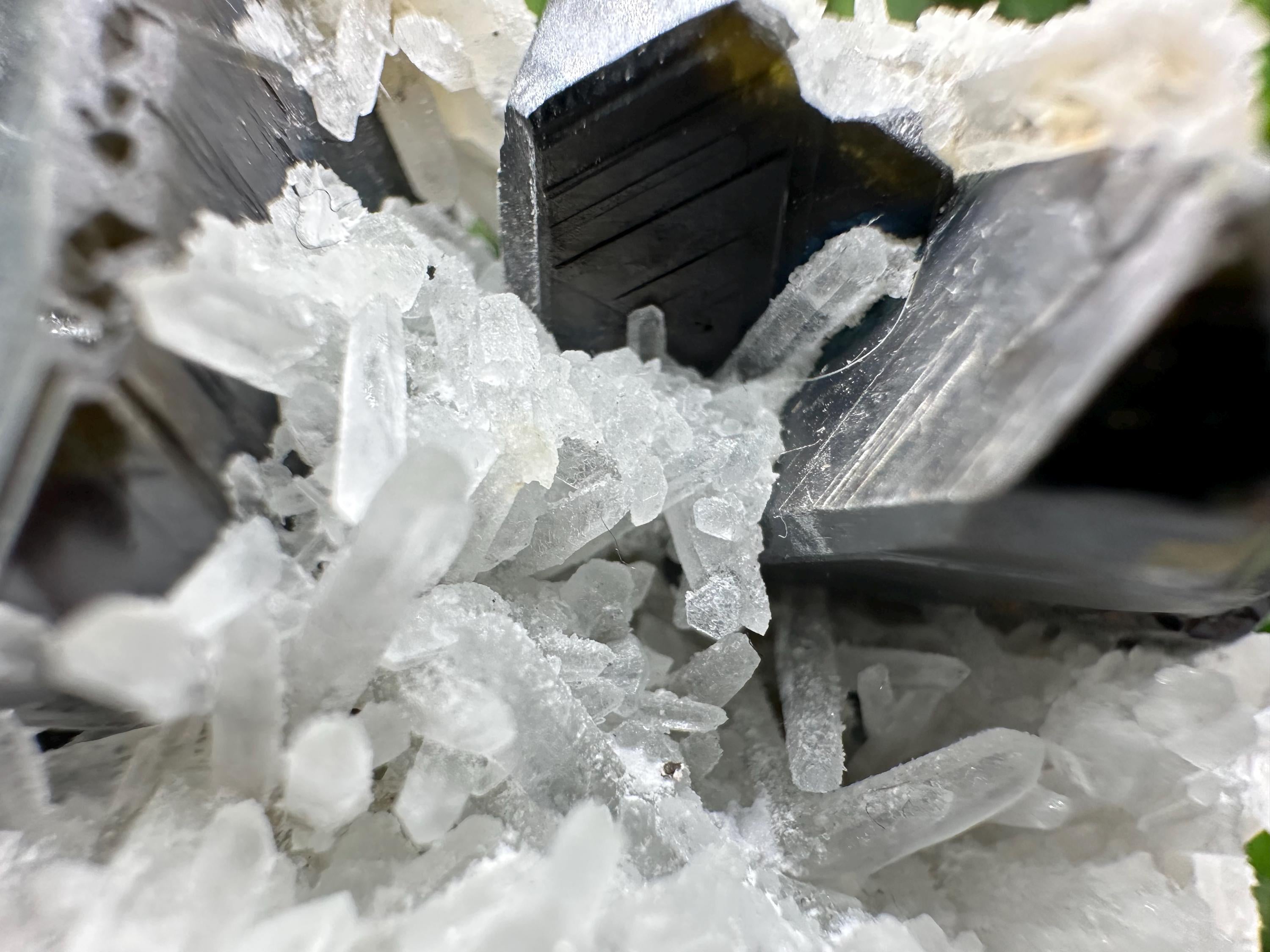 Wonderful Sphalerite Chalcopyrite on  Quartz whit Galena feom 9 th September mine,Bulgaria,natural,collection mineral specimen,gift