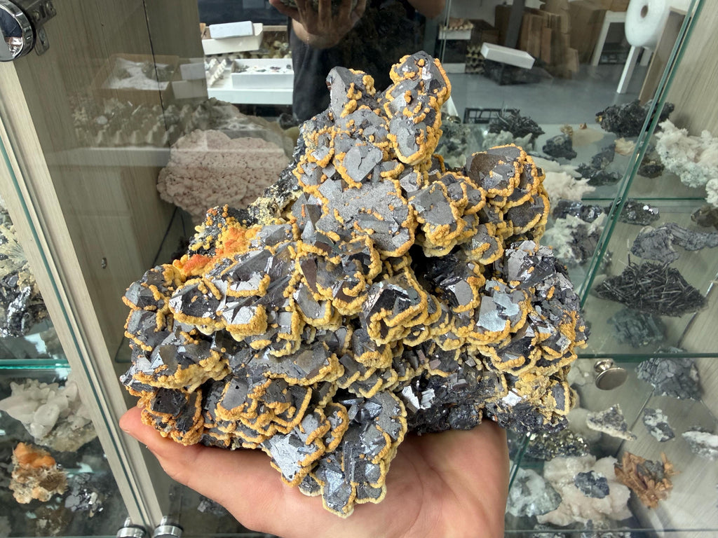 Galena Dolomite Cluster, Krushev dol Bulgaria Mineral Specimen