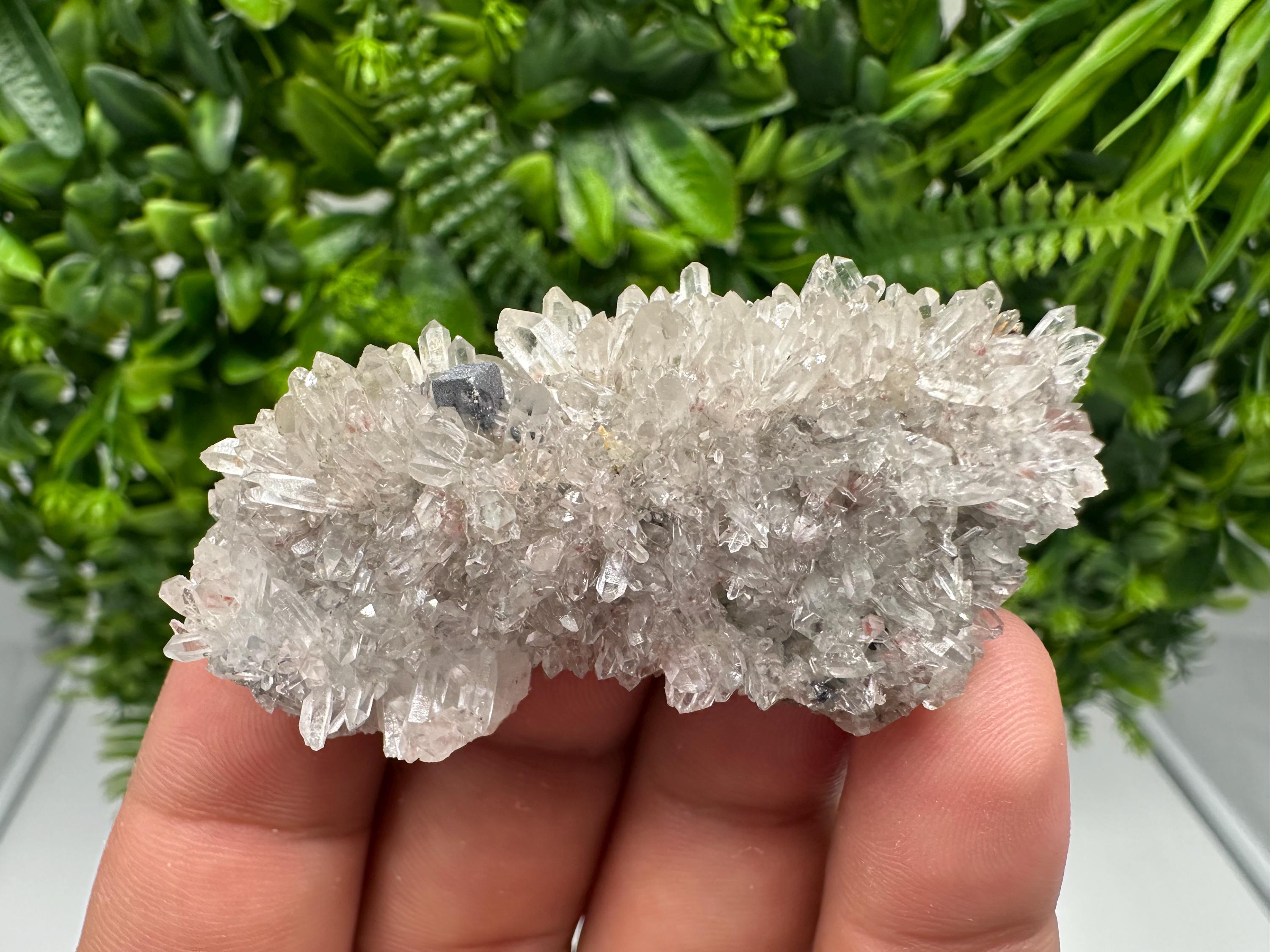 Stunning Quartz whit Hematite,Iron oxide from 9th September mine,natural,collectible mineral specimen,home decor stone,gift,crystal,collecti