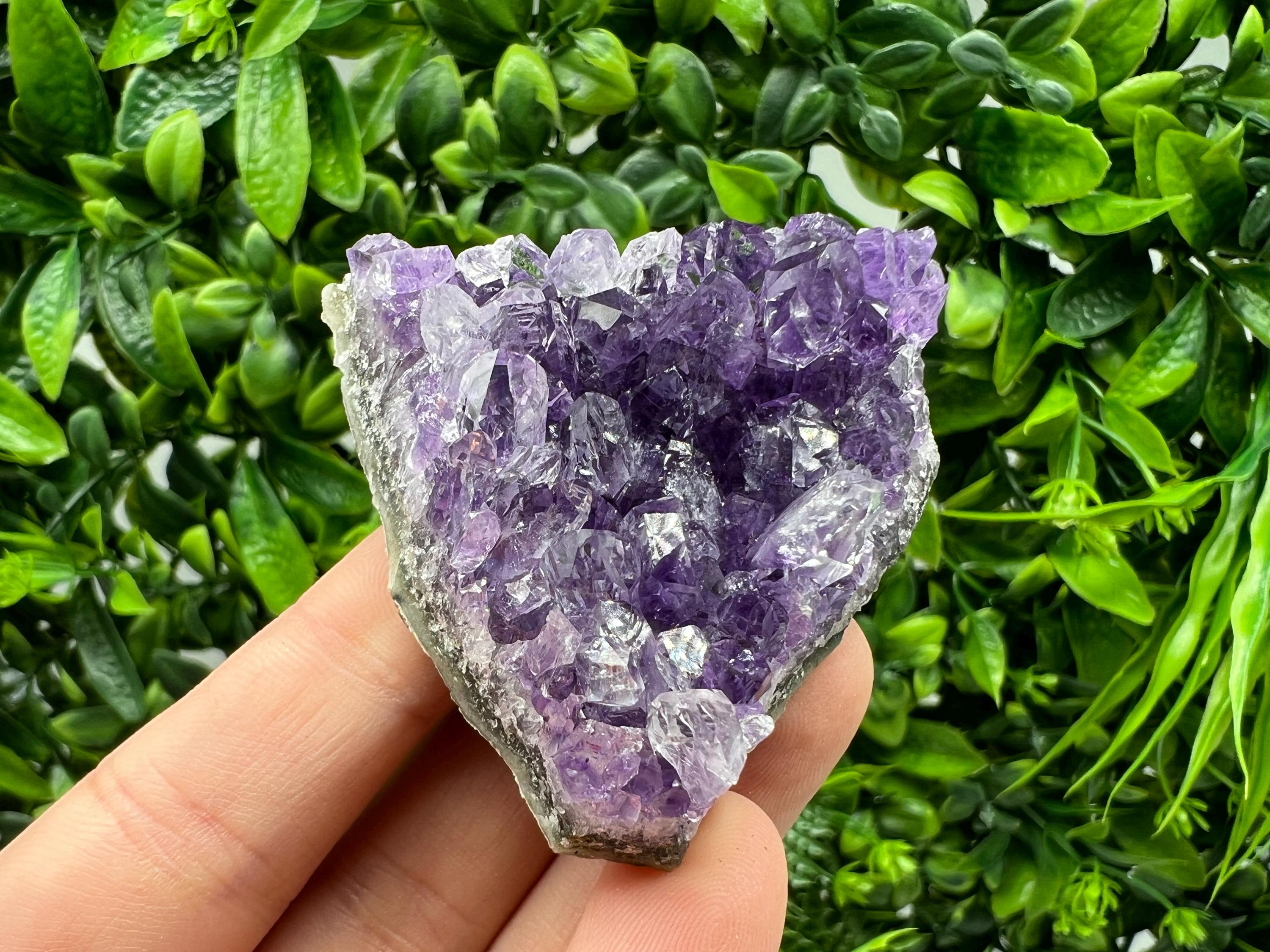 Purple Amethyst Crystal from Uruguay: Home Decor, Energy Stone