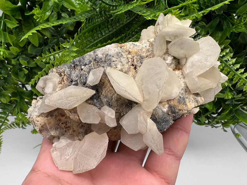 Natural Calcite Cluster: Bulgaria Mineral Specimen, Home Decor Stone