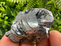 Galena on Sphalerite and Quartz, Borieva Mine Mineral Specimen