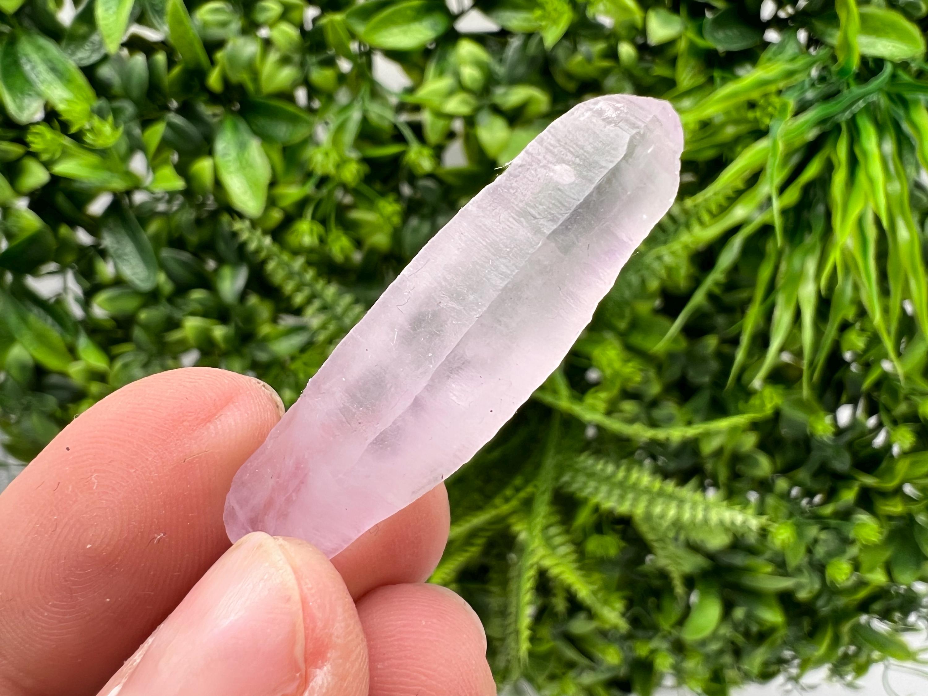 Amethyst Phantom Quartz Crystal: Chalcedony Chlorite Inclusions, Bulgaria