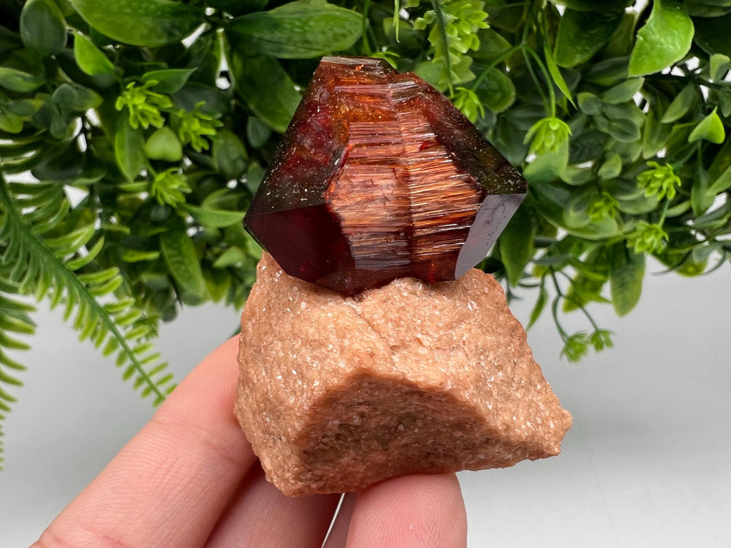 Orange-Brown Arcanite Mineral Specimen, Santa Ana Tin Mine