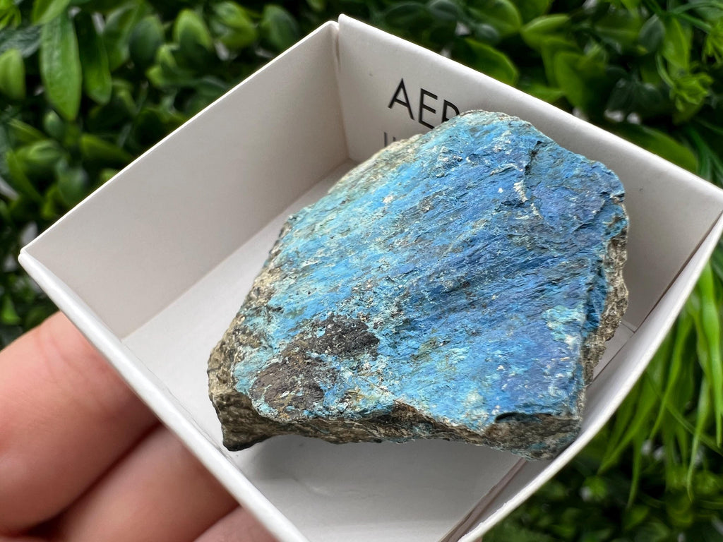 Rare Raw Aerinite Mineral Specimen: Lleida, Spain Crystal Collection (3.5/4 CM)