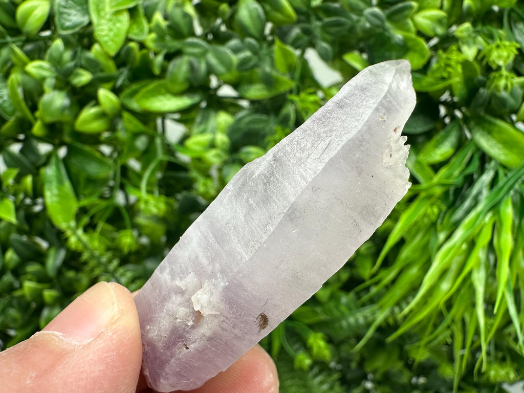 Amethyst Phantom Quartz Crystal: Chalcedony Chlorite Inclusions, Bulgaria