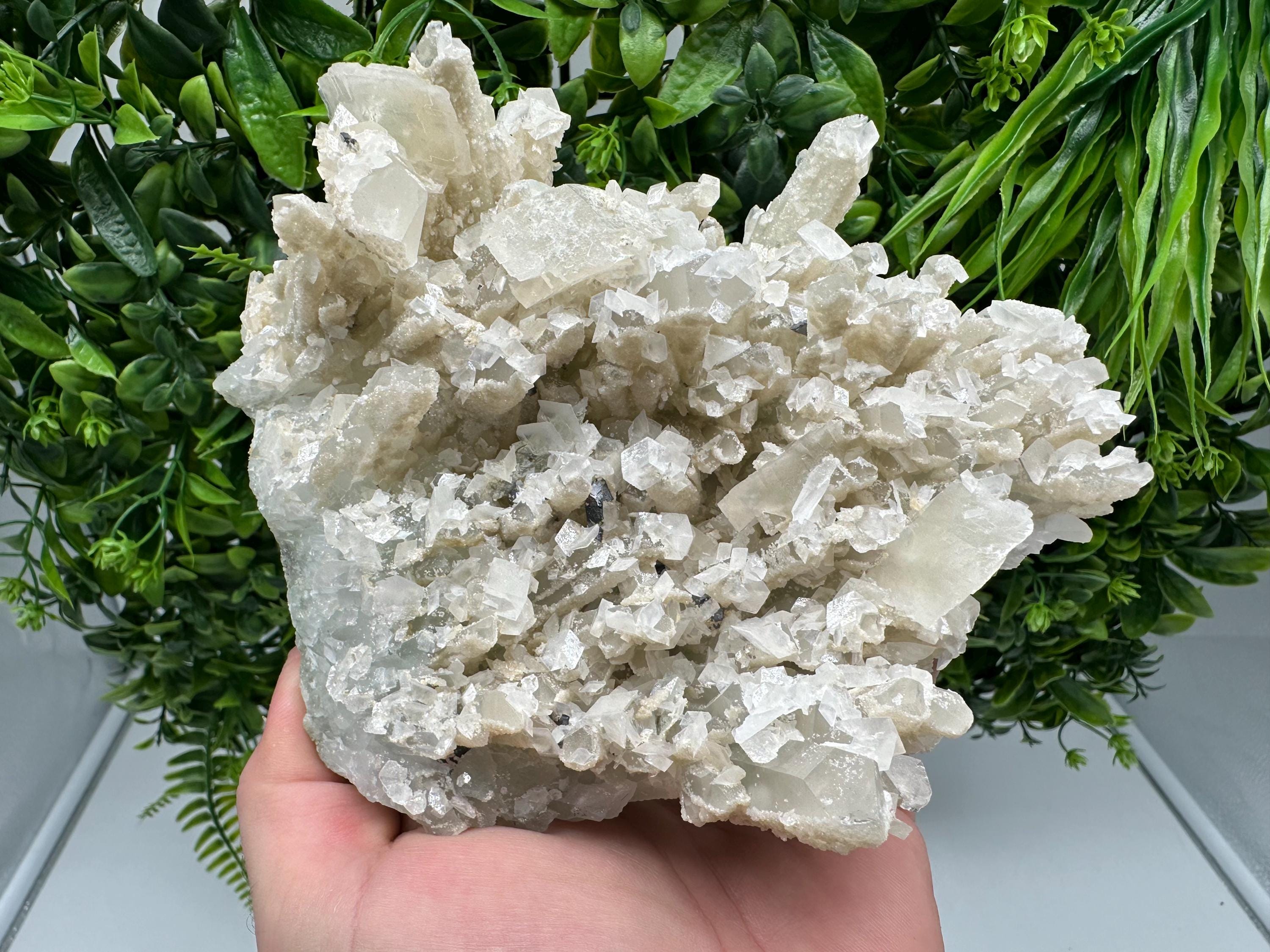 Quartz Galena Calcite Specimen: Borieva Mine, Bulgaria