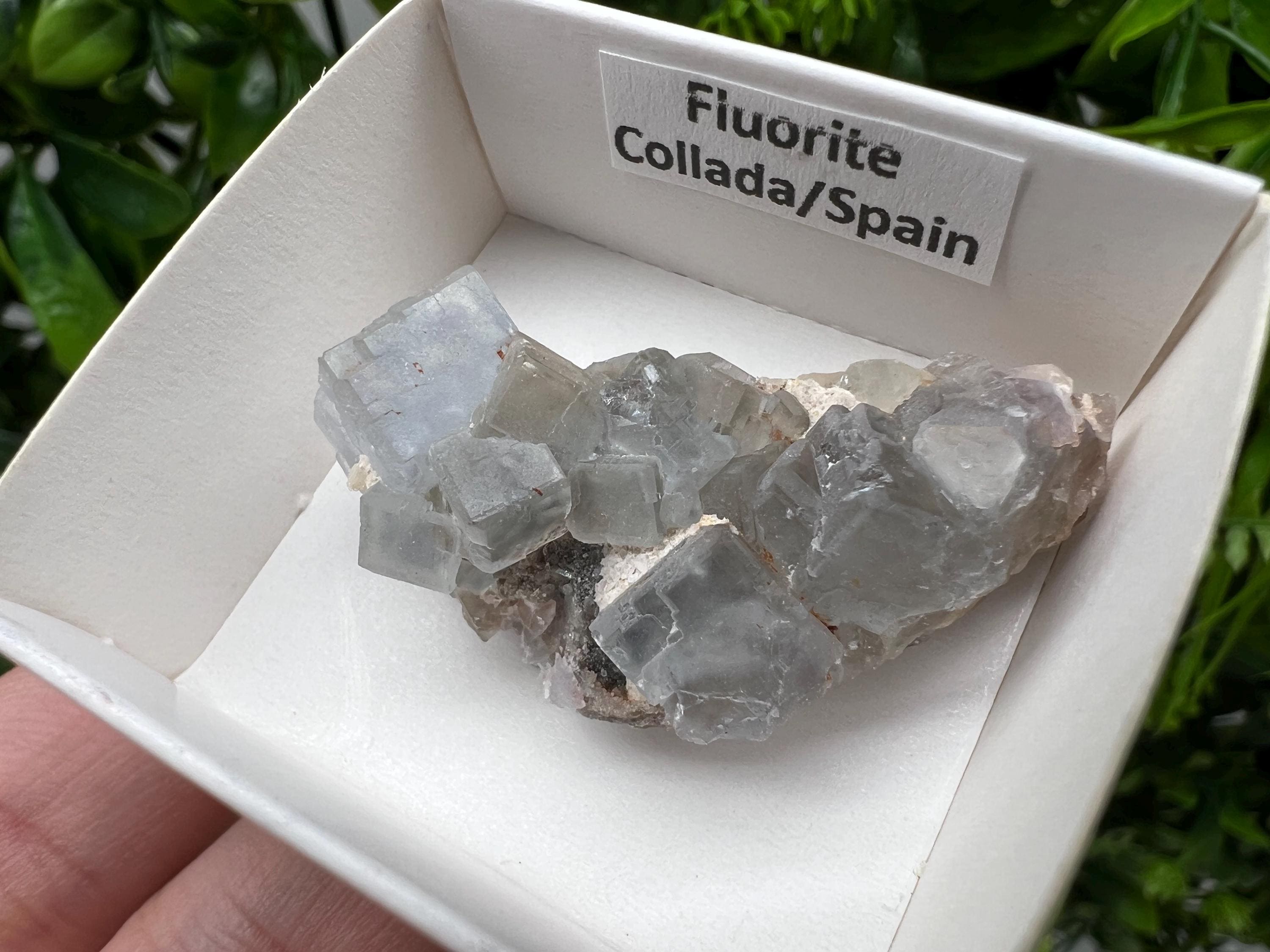 Raw Green Fluorite Cluster, Meditation Stone (4/2.5 CM)