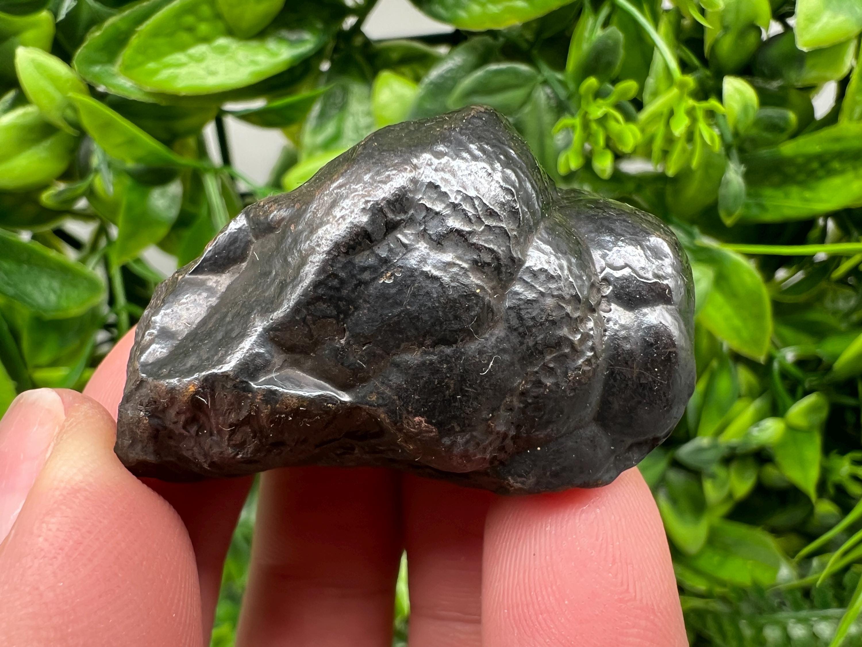Moroccan Black Botryoidal Hematite Specimen: Chakra Reiki Crystal
