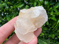Quartz Crystal with Calcite and Chlorite: Borieva Mine, Bulgaria