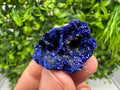 Crystallized Azurite-Kerrouchen,Morocco-Blue Azurite Specimen-High Quality Blue Azurite-Azurite Mineral Specimen, gemmy,lustrous of Azurite