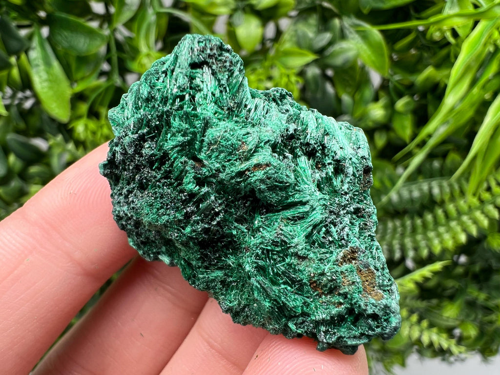 Green Polished Malachite Crystal, Congo Minerals, Chakra Stone