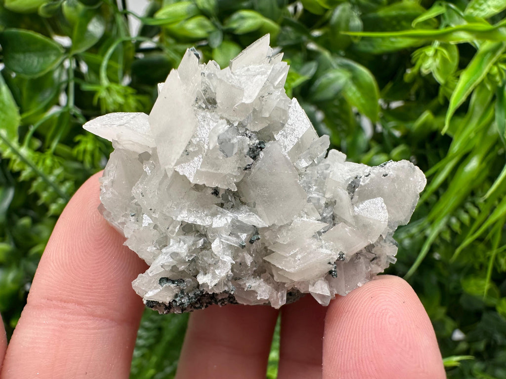 Quartz Calcite on Chlorite Matrix, Borieva Mine Mineral Specimen