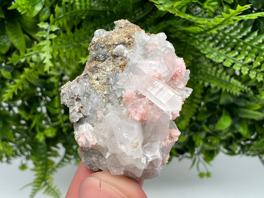 Beautiful Rhodochrosite perfect pink colour Starnica Mine Davidcovo Bulgaria natural minerals souvenir crystal gift home decor stone gift
