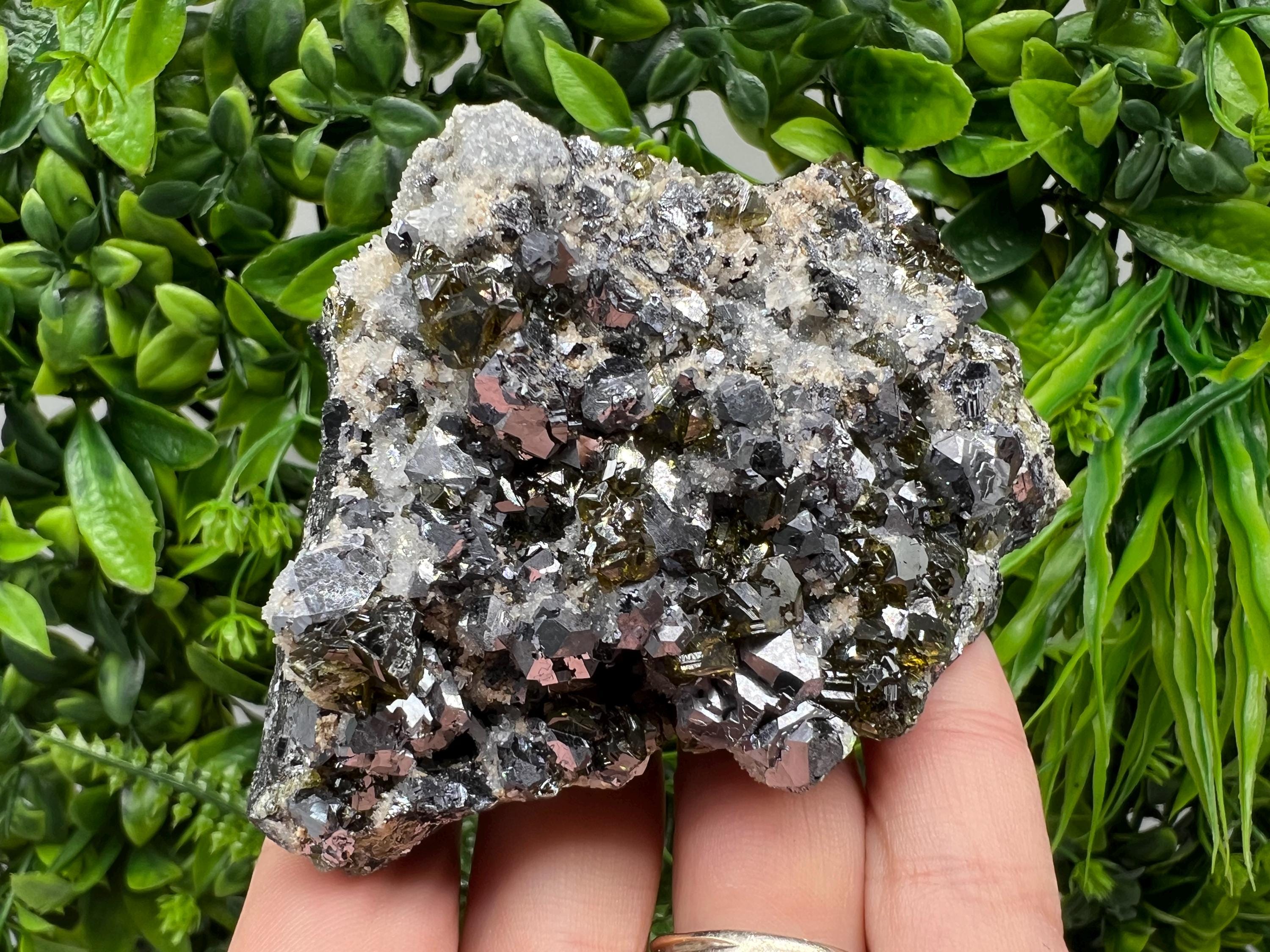 Galena Sphalerite Pyrite Mineral Specimen, Krushev dol Mine, Bulgaria