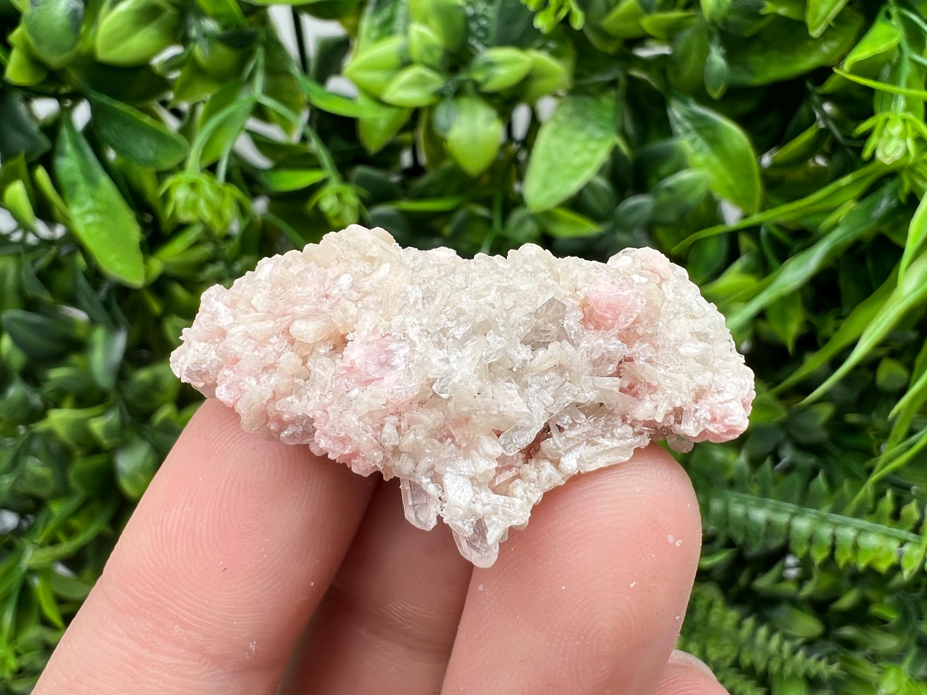Pink Rhodochrosite Crystal Cluster, Starnica Mine, Bulgaria