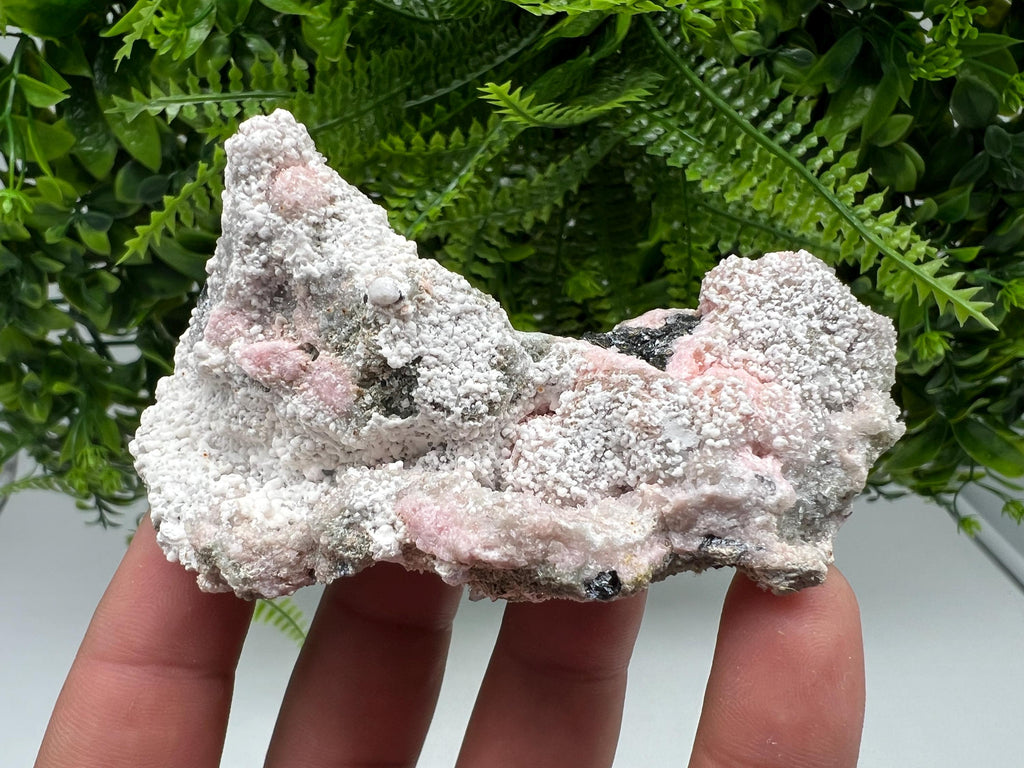 RARE Rhodochrosite with Calcite, Starnica Mine, Bulgaria